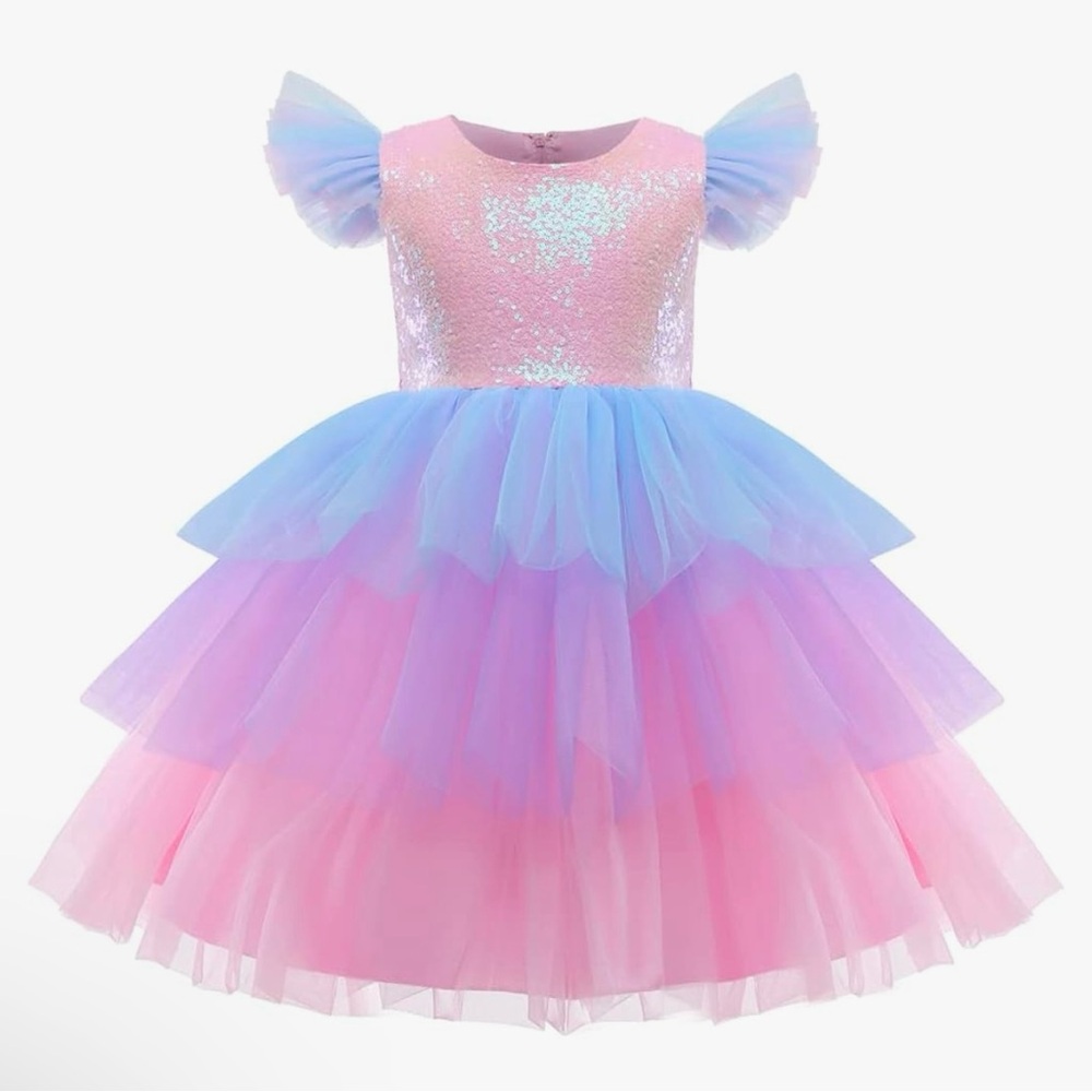 🦄SALE GORGEOUS SEQUIN TUTU PARTY DRESS